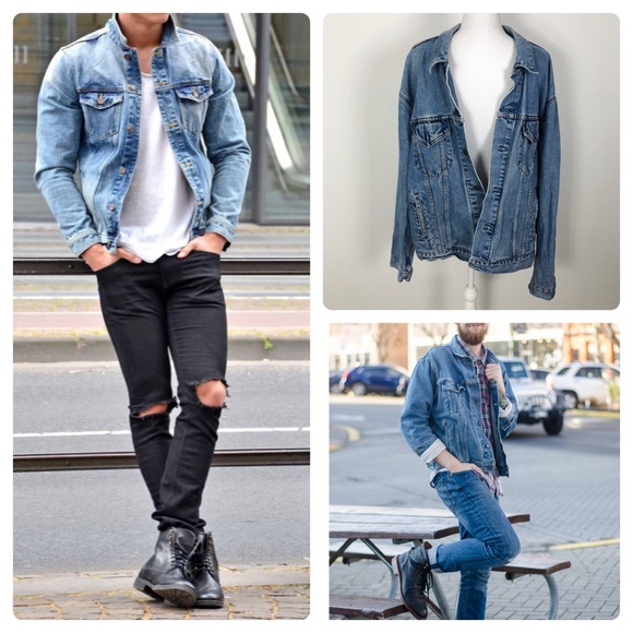 button down denim jacket